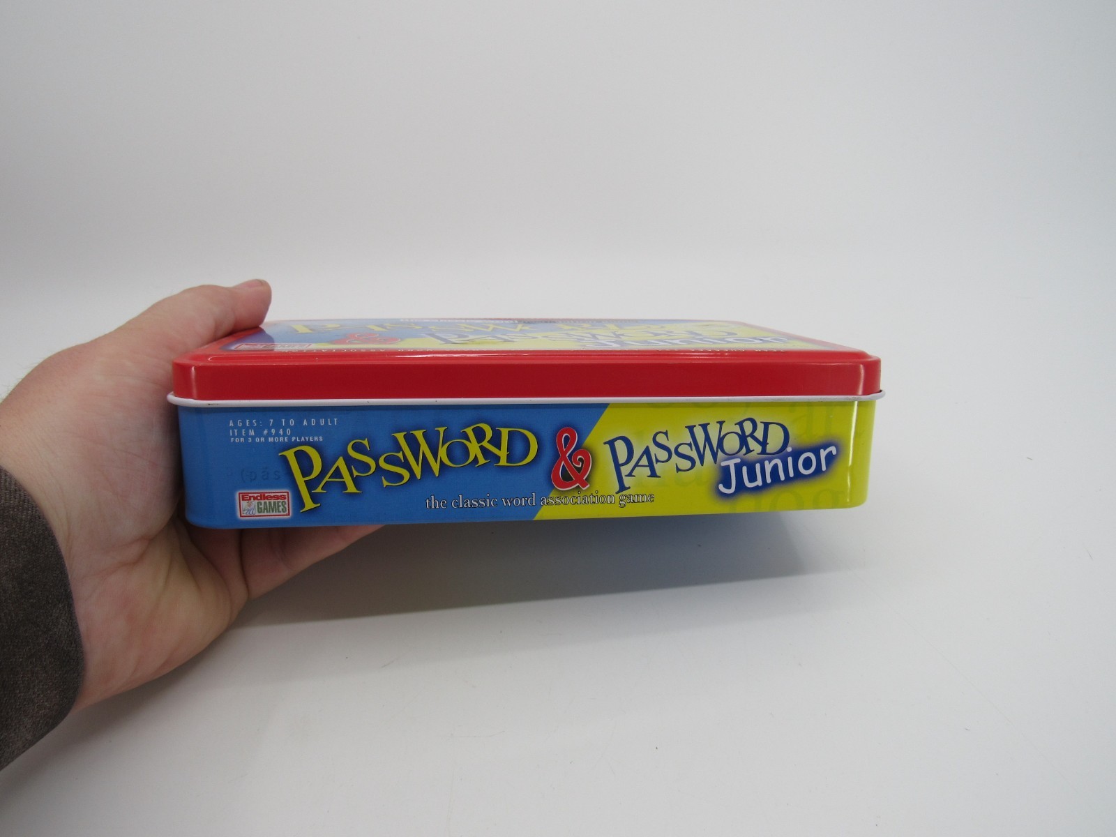 Password & Junior Combo Tin Board Game Word Association Endless Games Complete