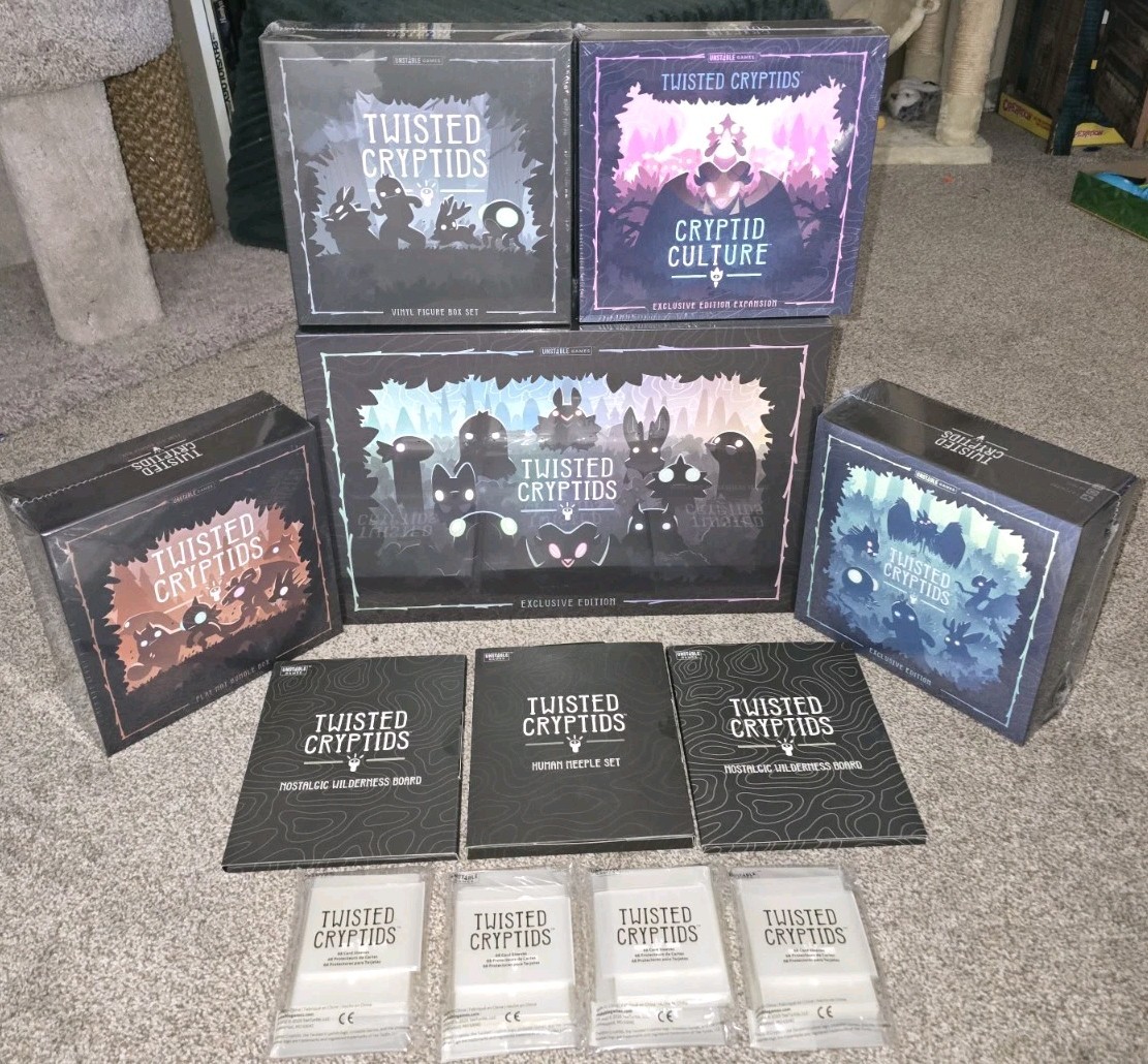 TWISTED CRYPTIDS Kickstarter Exclusive Edition Expansion Ultimate Collectors Set