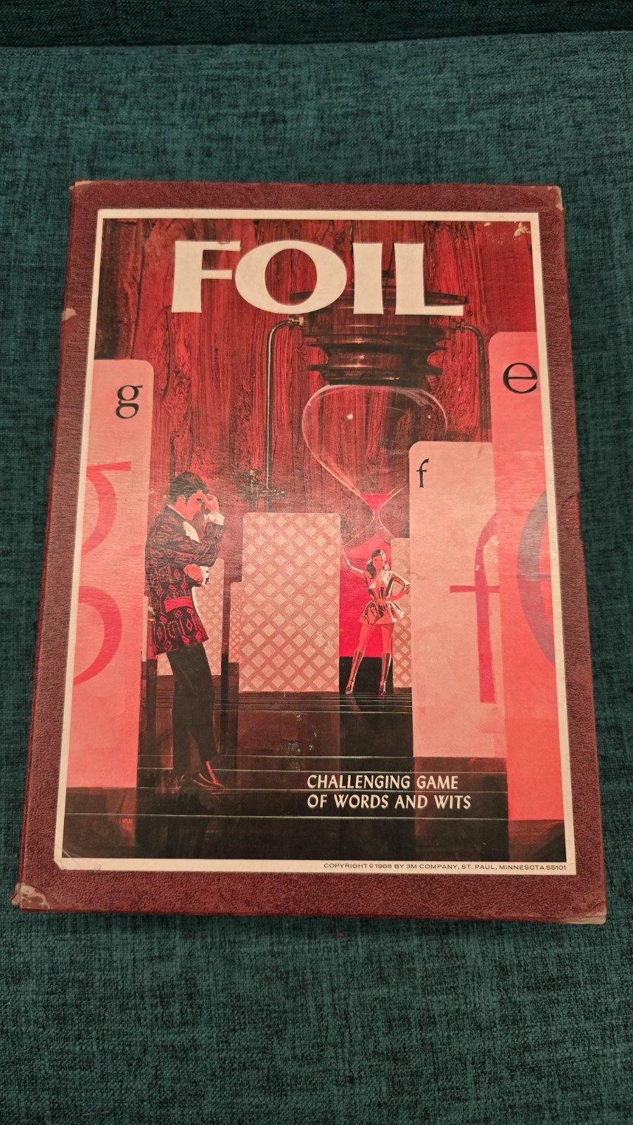 Foil Challenging Game Of Words And Wits 1968 3M Bookshelf Game