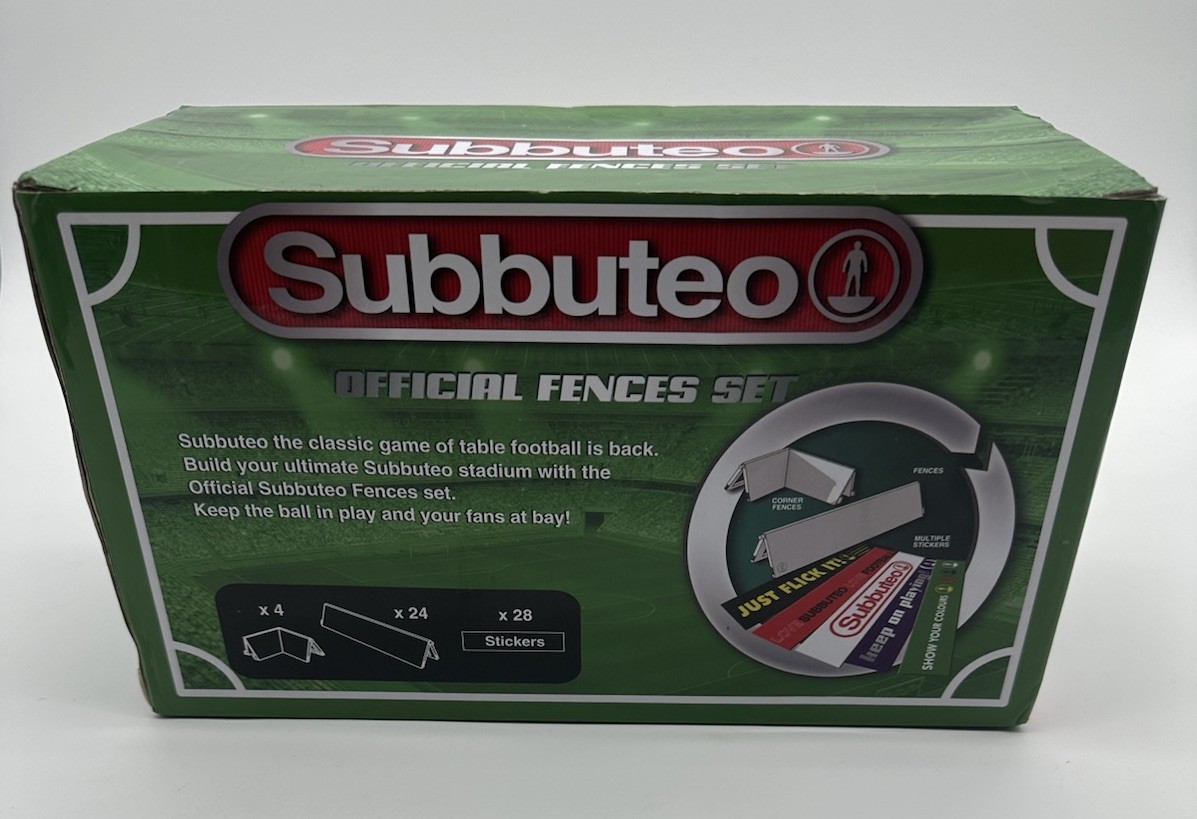 SUBBUTEO OFFICIAL FENCES SET HASBRO TABLE SOCCER FOOTBALL GAME ACCESSORY NEW