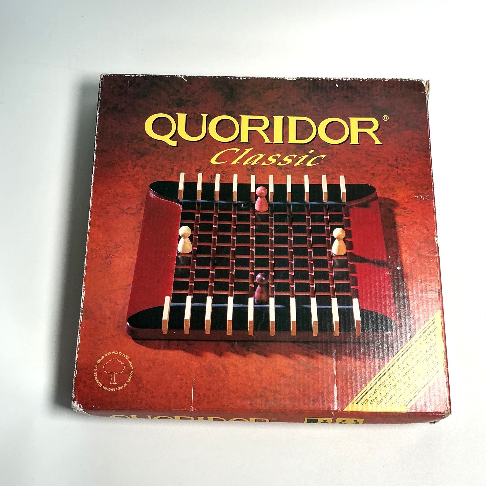 Gigamic Quoridor Classic Wooden Abstract Strategy Board Game 1997 Mensa Select