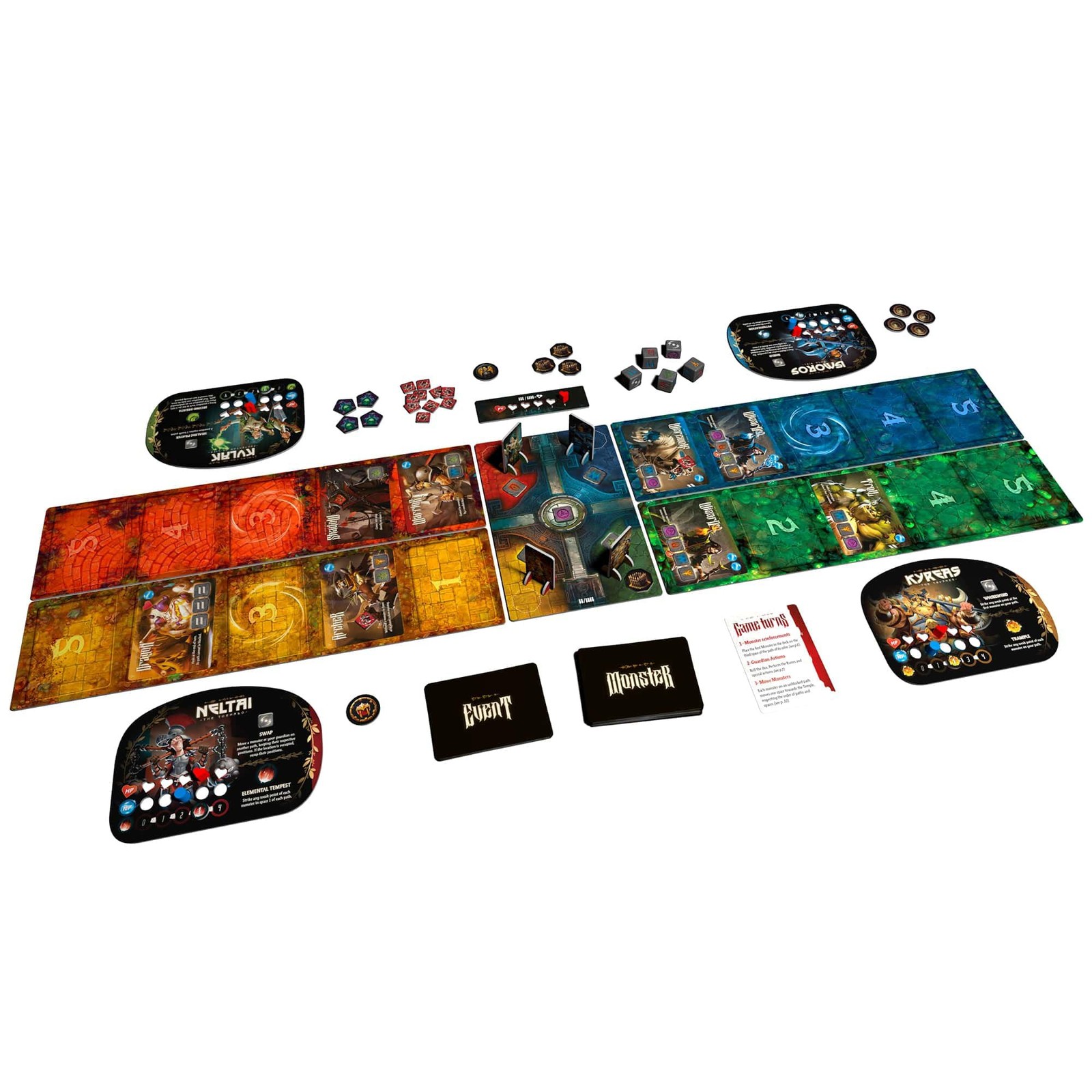 Runemasters Cooperative Board Game Tower Defense Fantasy 1 to 4 Players
