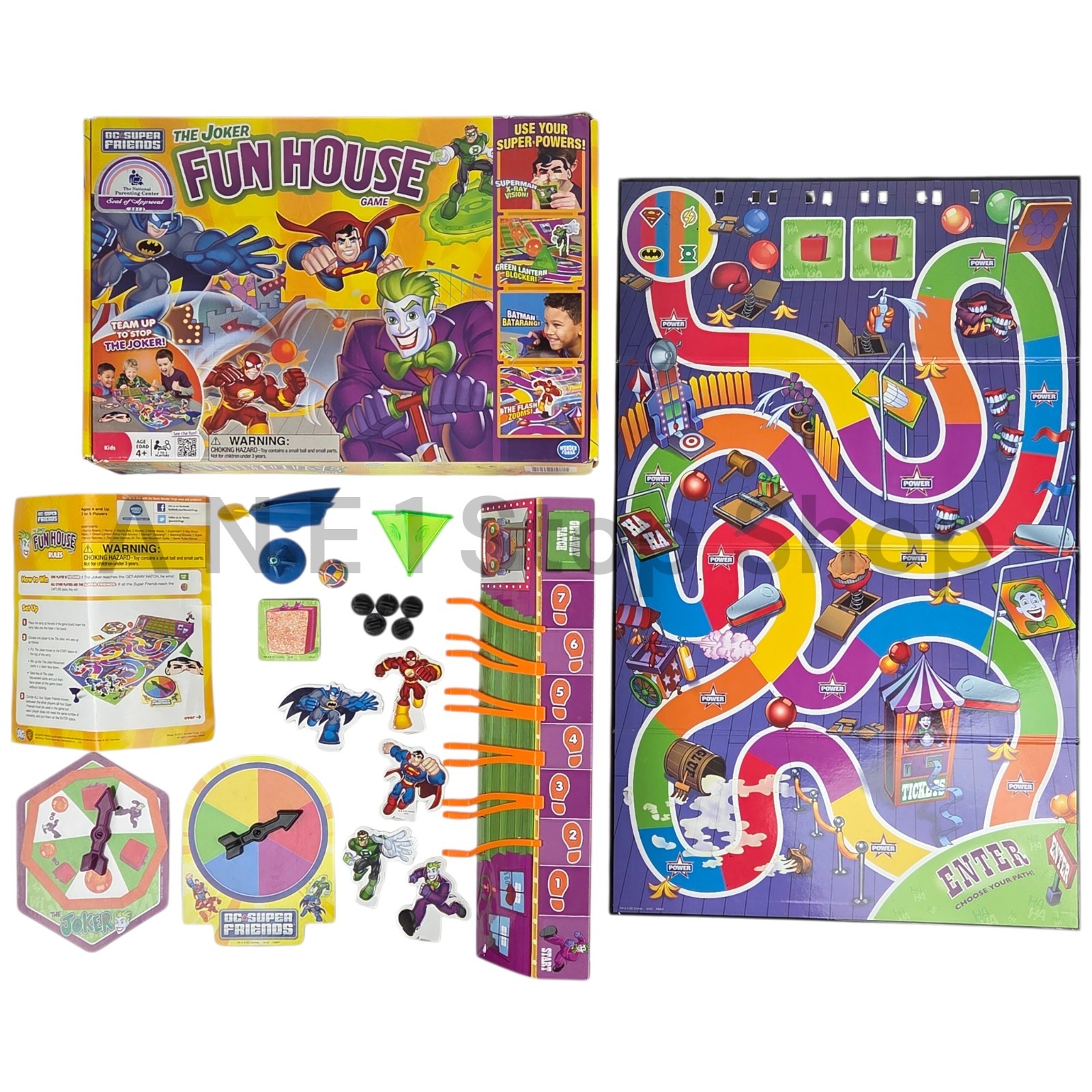 DC Super Friends The Joker Fun House Game – 2012 READ**