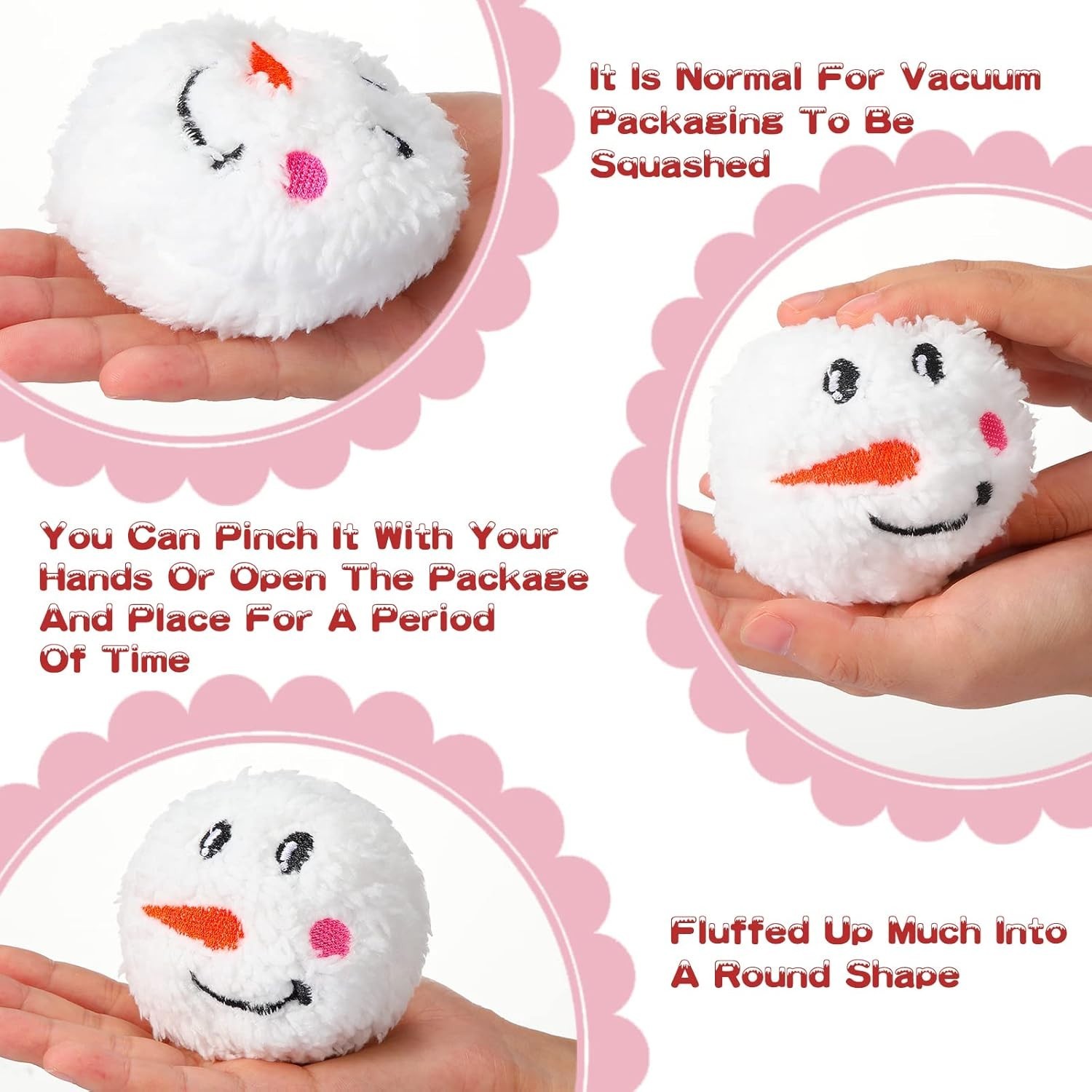 Fun 30 Pcs Classic Plush Snowballs – Ideal for Christmas Decor and Games