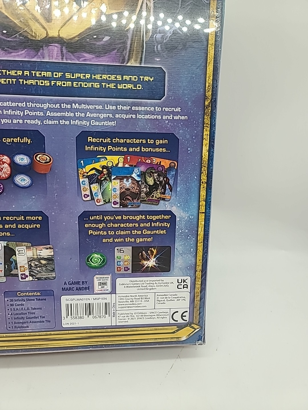 Asmodee Splendor Marvel Board Game Sealed Brand New