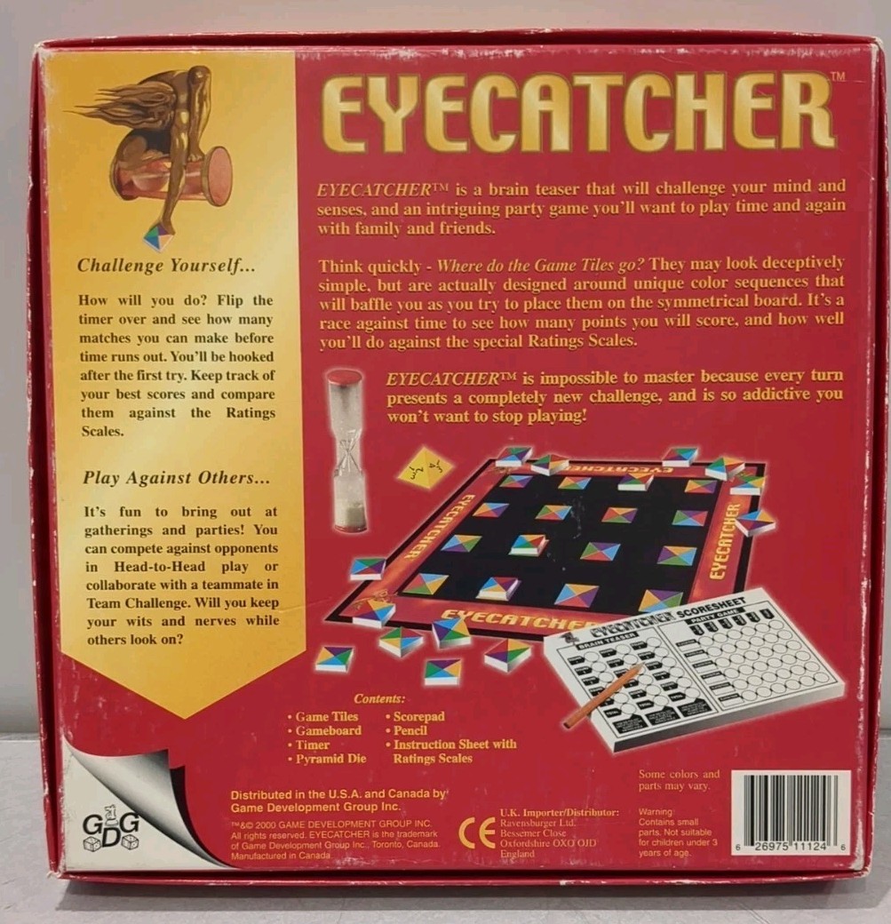 EYECATCHER Brain Teaser Complete Game Eye Catcher 2000