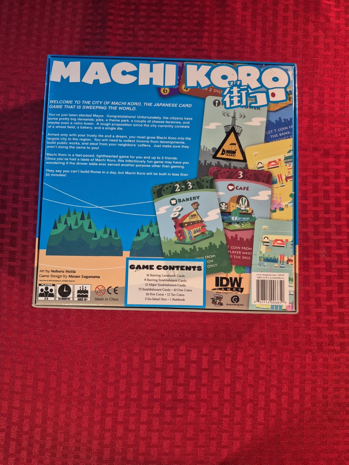 MACHI KORO BOARD GAME. Complete. Harbor Expansion & Millionaire’s Row Included