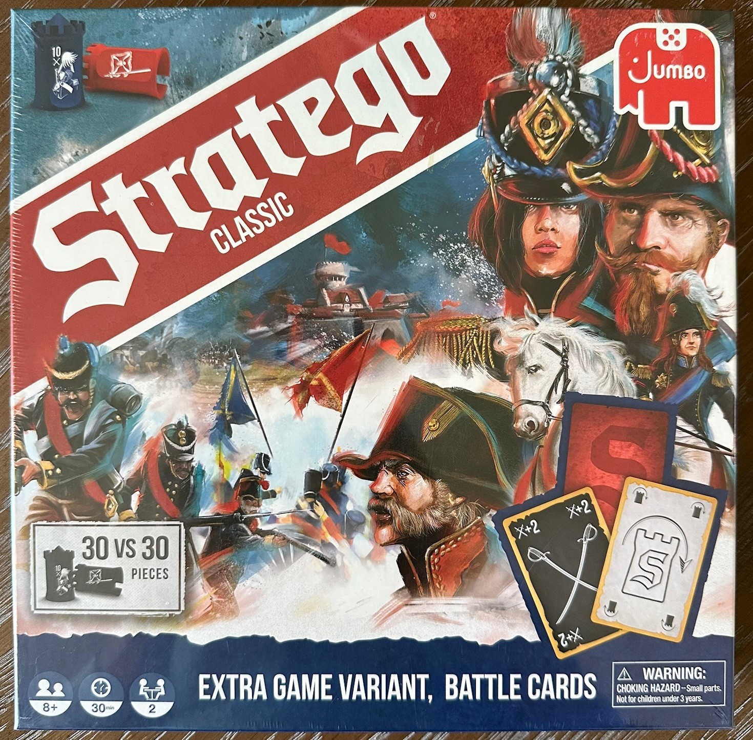 NEW & SEALED! Stratego Classic Board Game War Strategy Game With Battle Cards