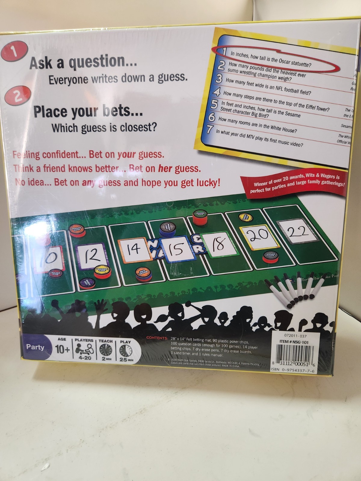 North Star Games Wits & Wagers Complete Game – NSG101