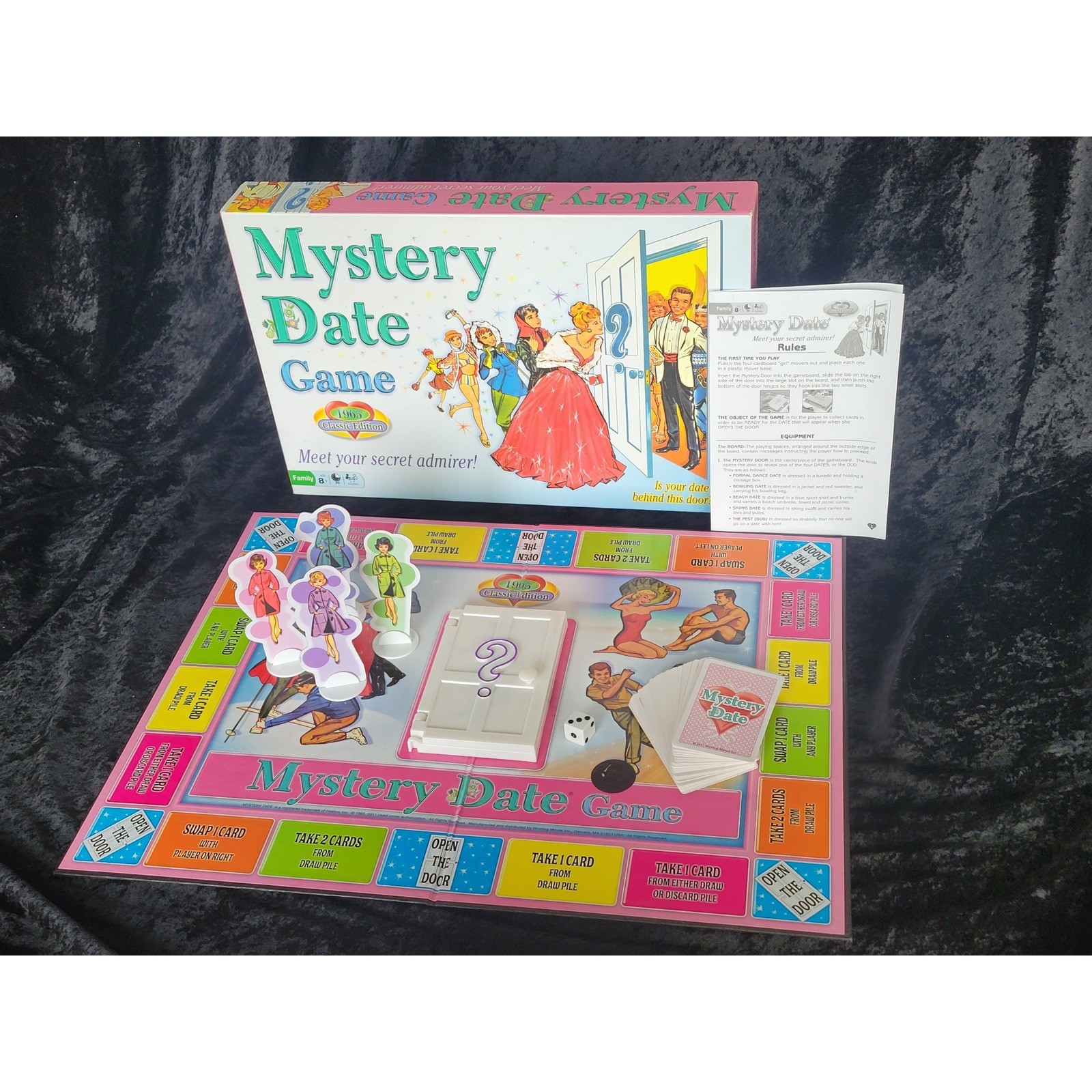 Mystery Date Board Game 1965 Classic Edition 2011 Reprint Complete! Exc cond