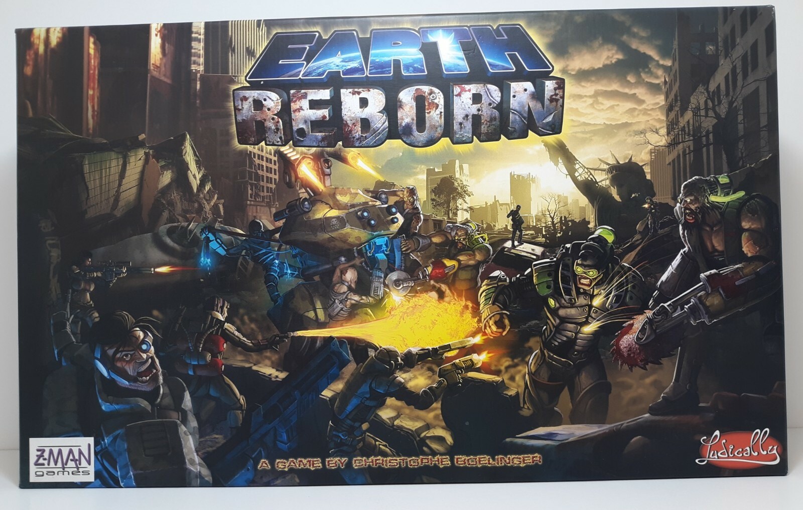 Earth Reborn Z-Man Board Game 100% Complete Z-Man Ludically
