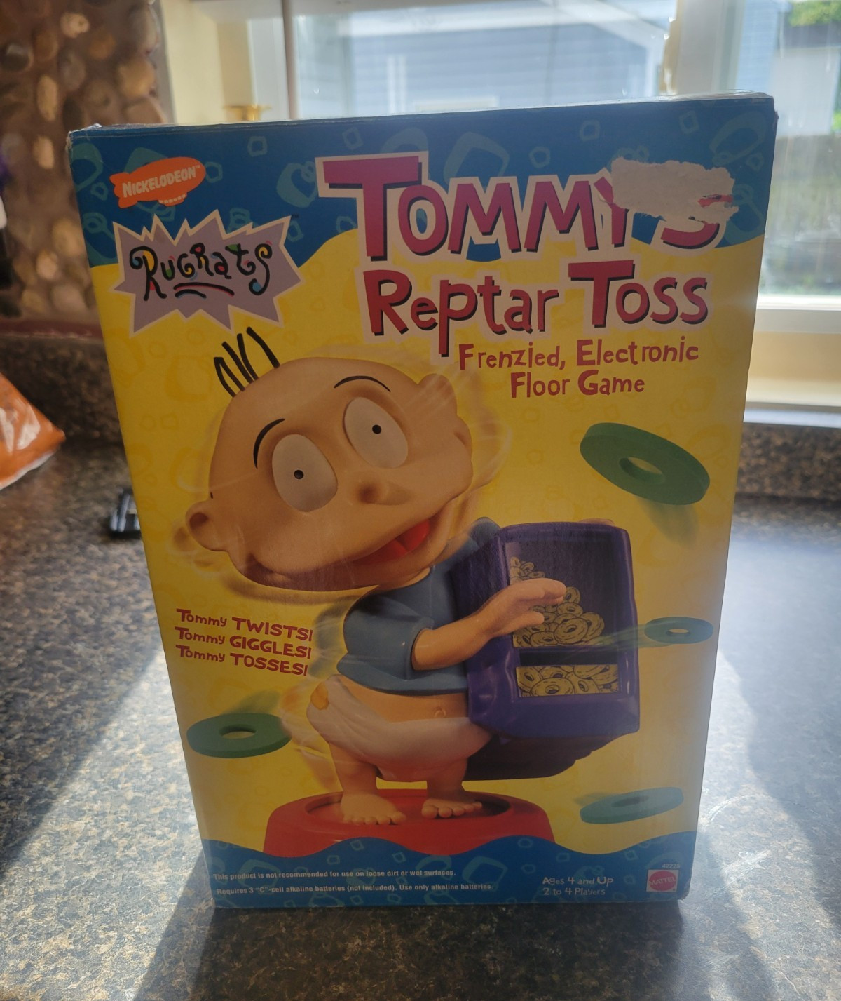 Vintage Rugrats Tommy’s Reptar Toss Electronic Game Ages 4+ 2-4 Players