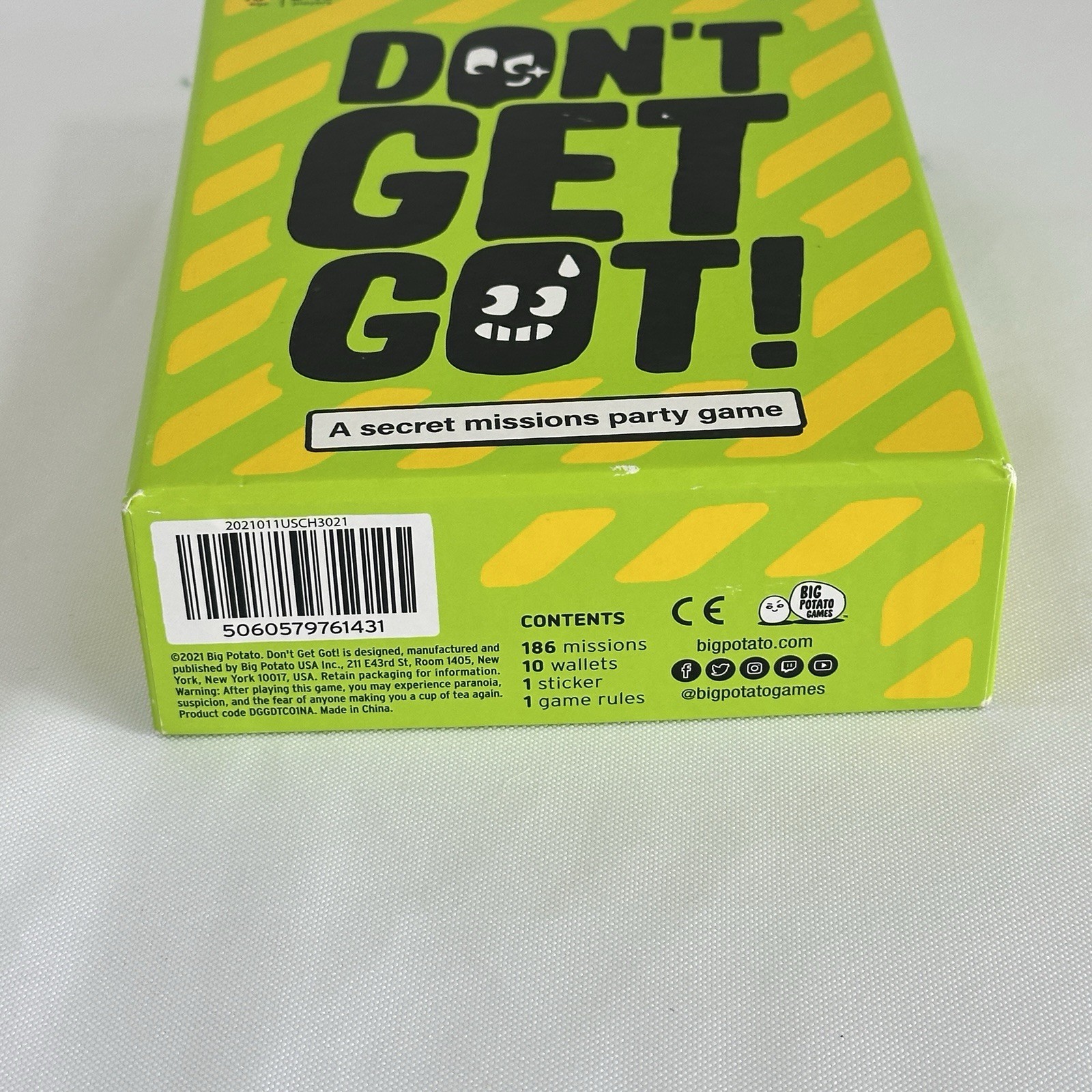 Don’t Get Got Party Game Big Potato Secret Missions Complete Never Played