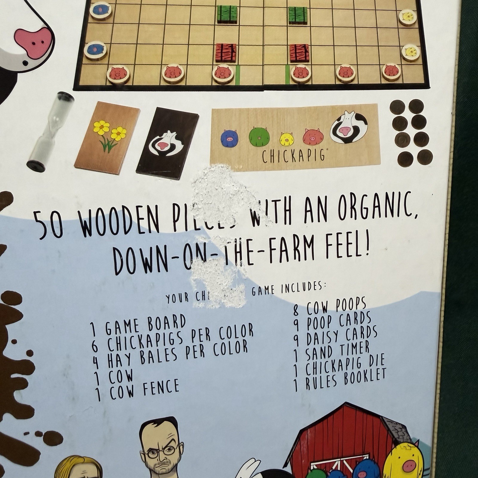 Chickapig – Strategic Family Board Game – Complete – First Edition – Ships Free