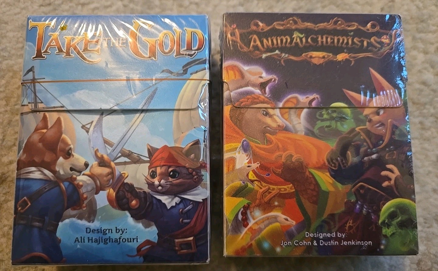 Take the Gold Card & Animal Chemists Alchemist Game – CardLords Cats vs Corgis