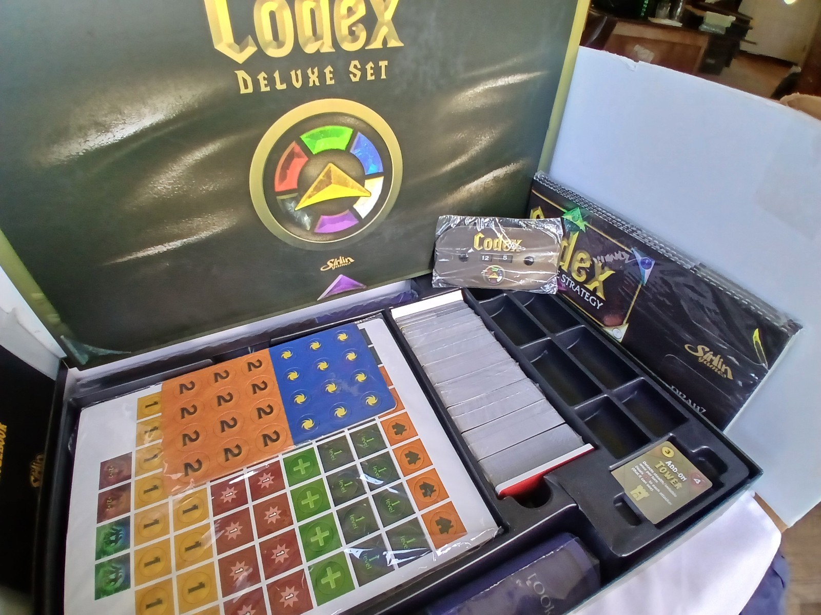 Codex Deluxe Set Board Game Sirlin Games Never Used Condition Free Ship 6526