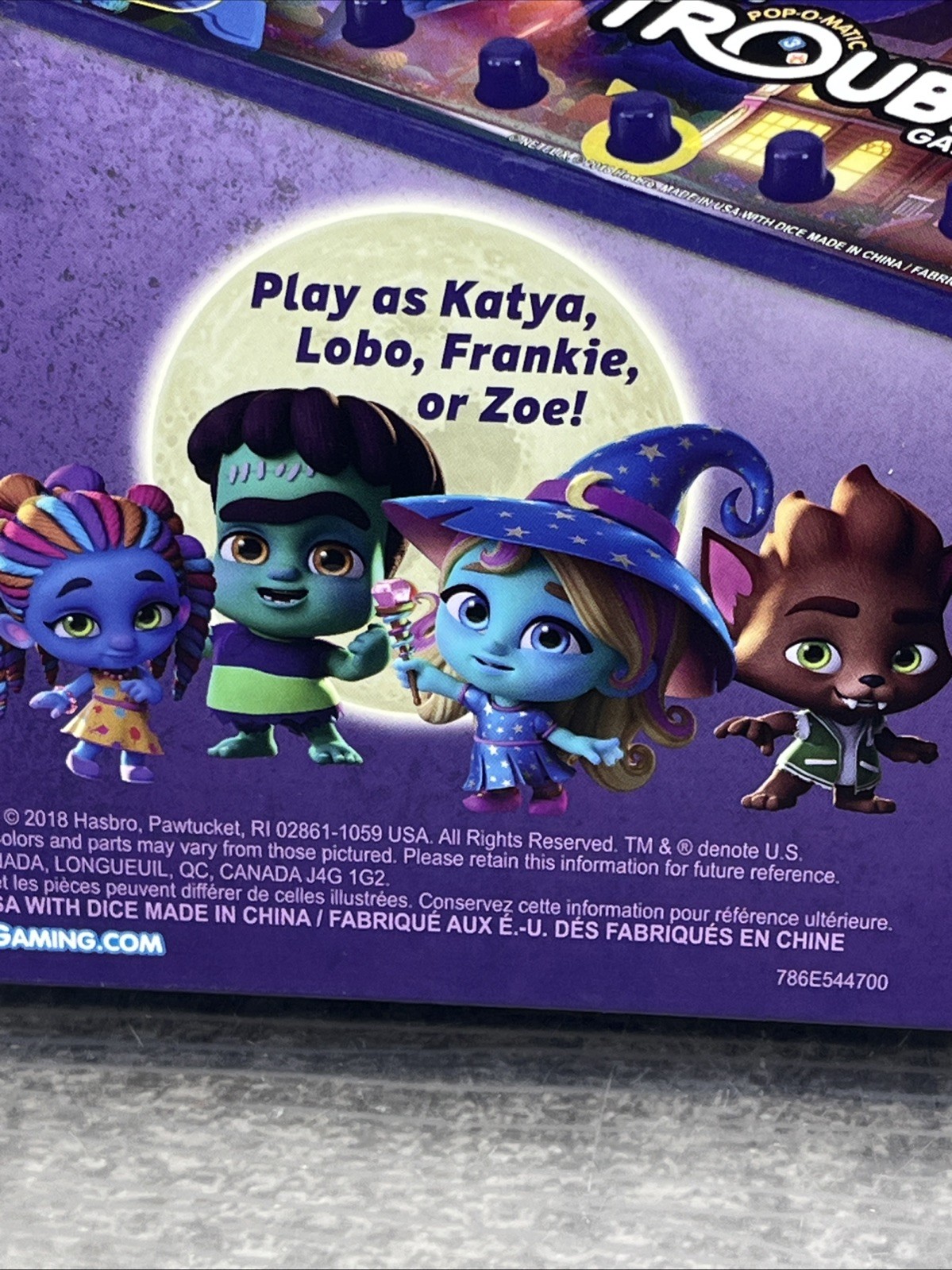Hasbro Games Trouble: Netflix Super Monsters Edition Board Game. {81}