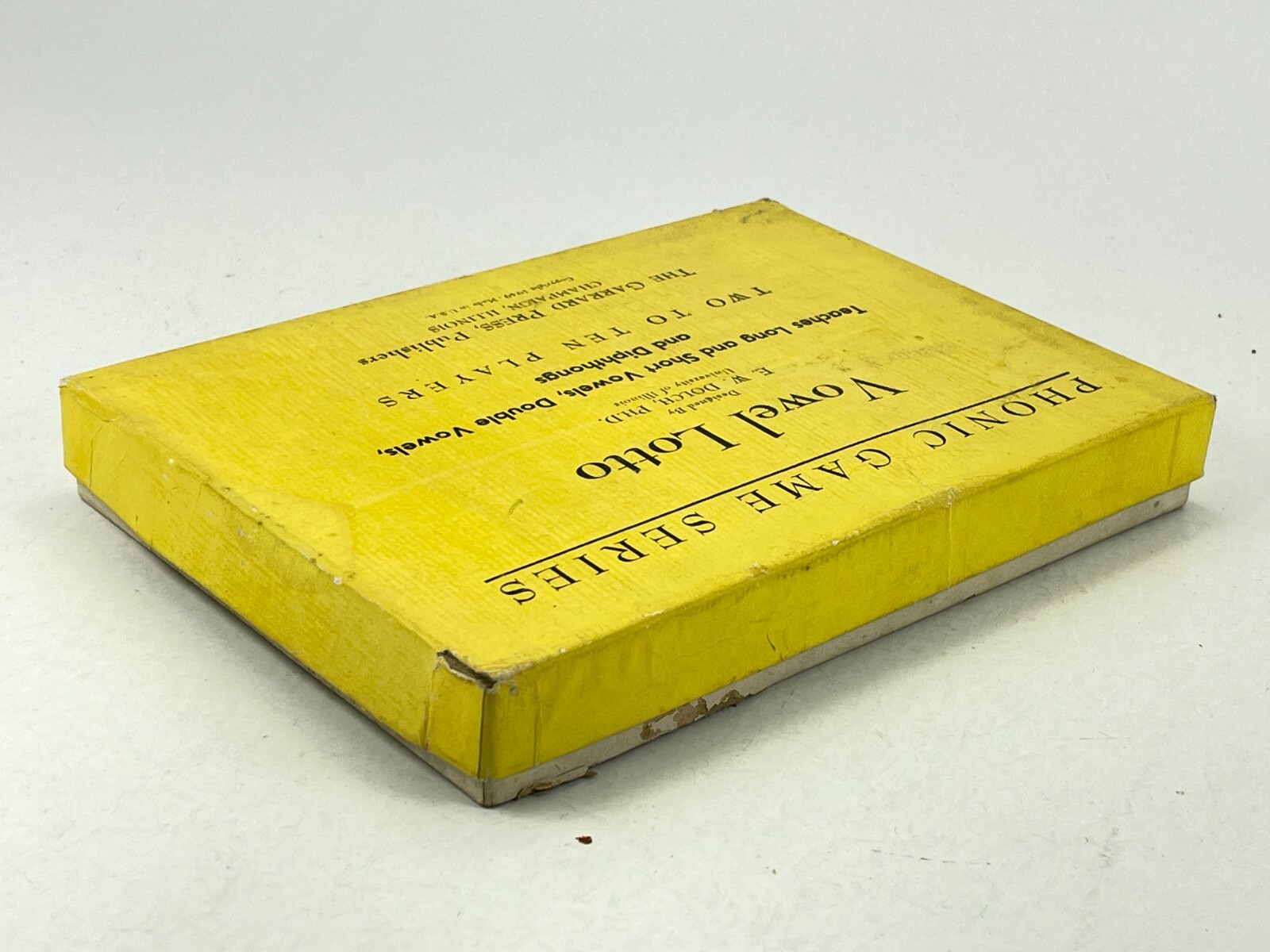 Vintage 1947 Vowel Lotto Phonic Game Garrad Vowels Children English Language