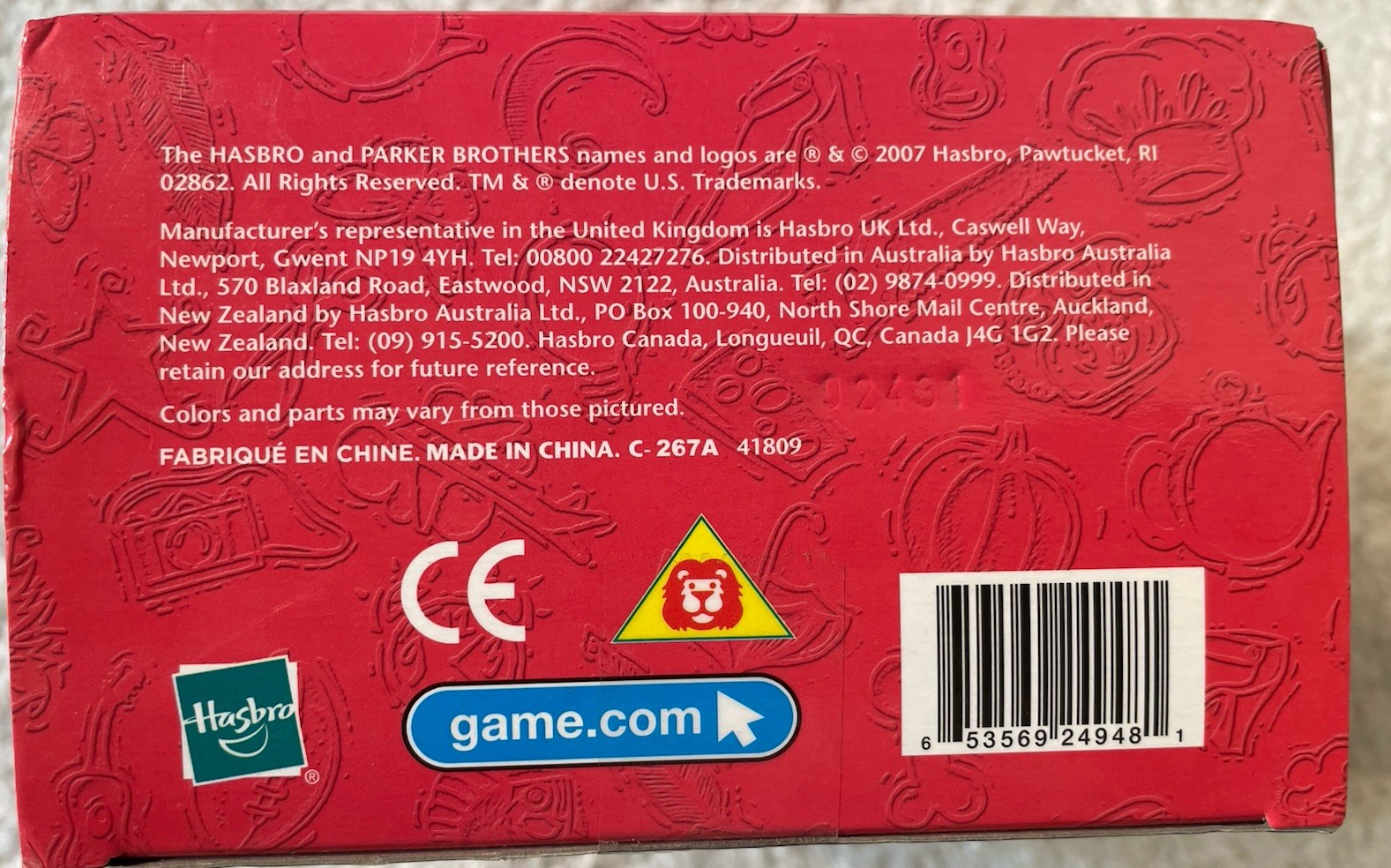 2007 The Game of Scattergories To Go! 140 Categories Parker Brothers NEW SEALED