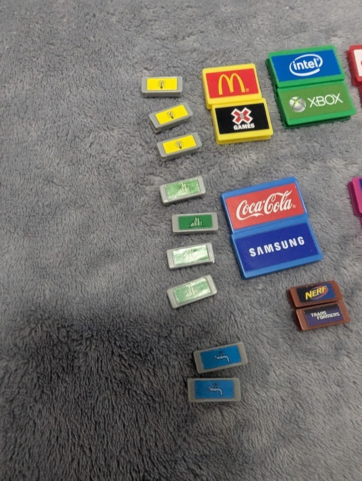 Monopoly Empire Edition Hasbro 2013 Misc. Branded Tower Tiles – Great Condition