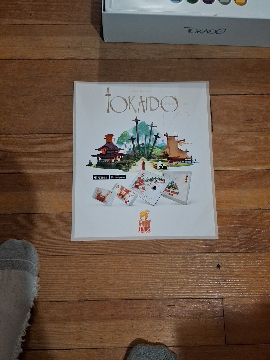 Tokaido Board Game Fun Forge Bauza / Naiade 2014 Kyoto to Edo – COMPLETE VG