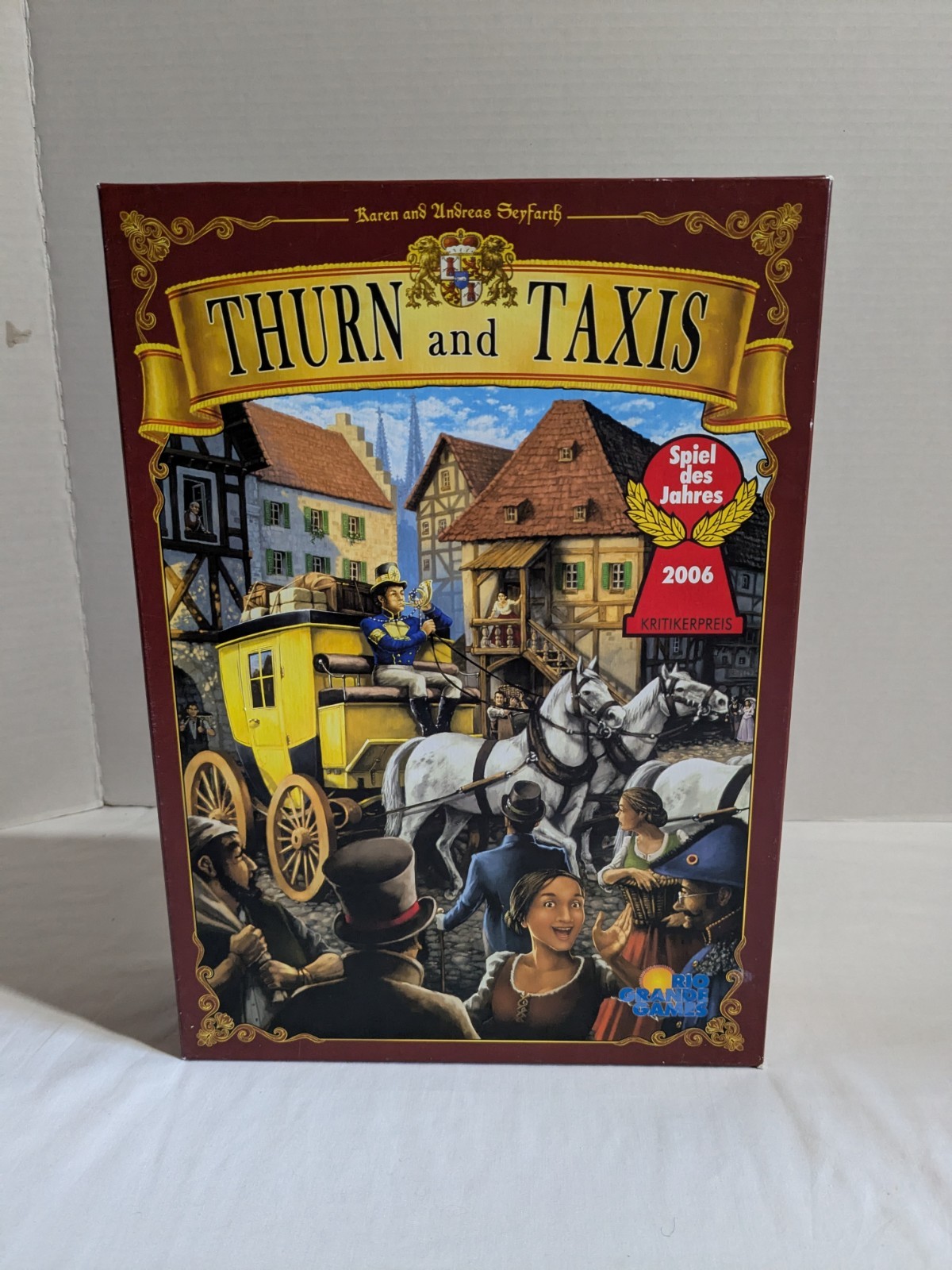 Thurn and Taxis Board Game Complete Rio Grande Games 2006
