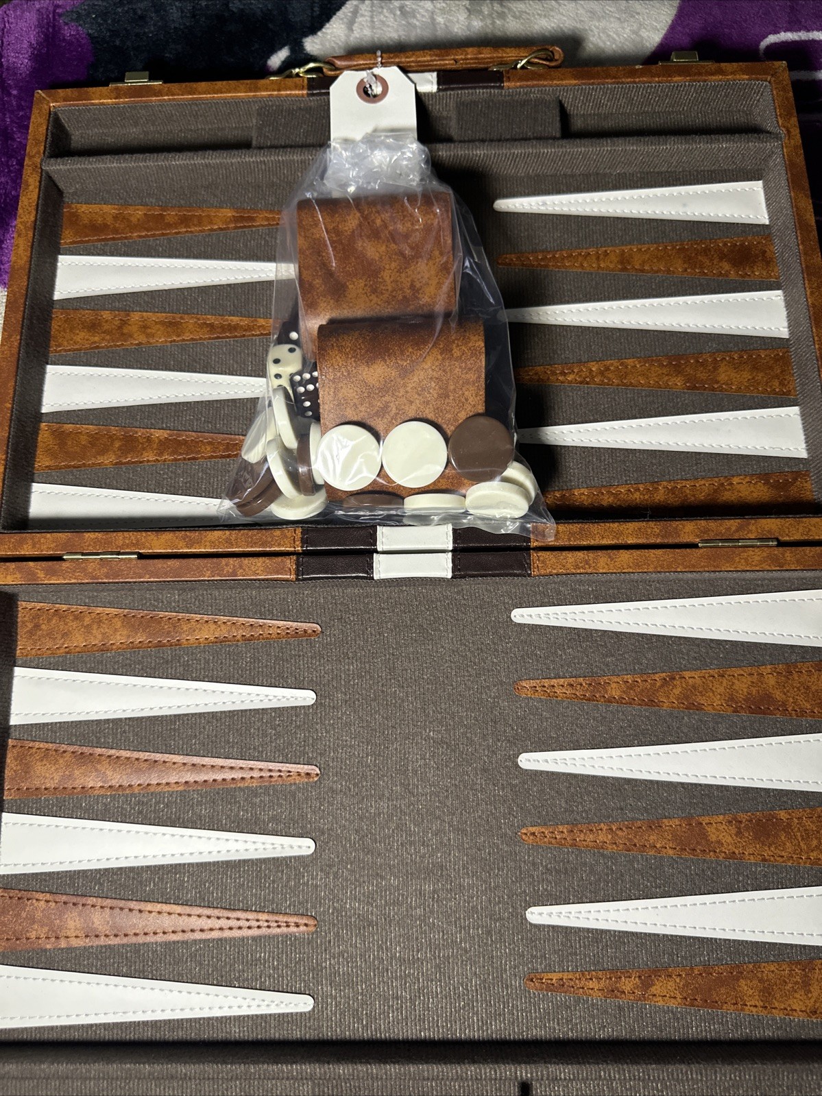 Backgammon Set With Case Well Taken Care Of Complete Set Pre Owned