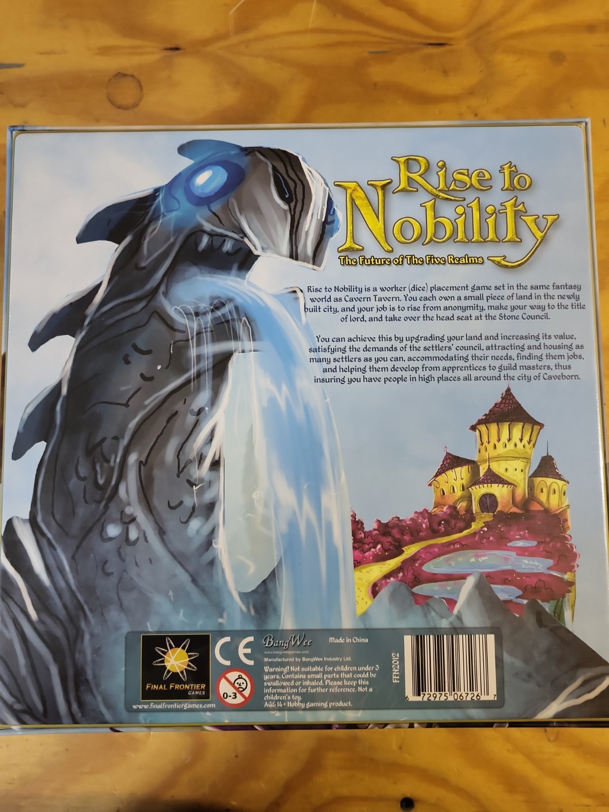 Final Frontier Games Rise To Nobility – Storage Box Only – New