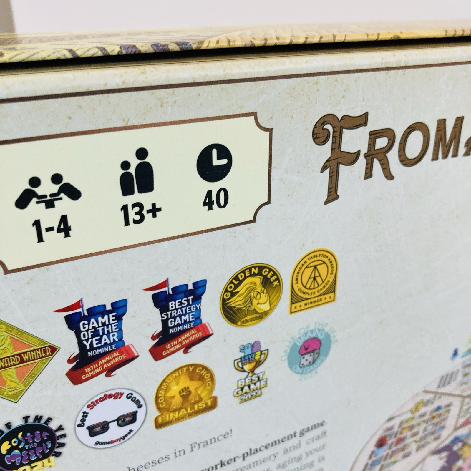 FROMAGE & FORMAGGIO BOARD GAME BUNDLE retail ed. english r2i Complete LIKENEW!