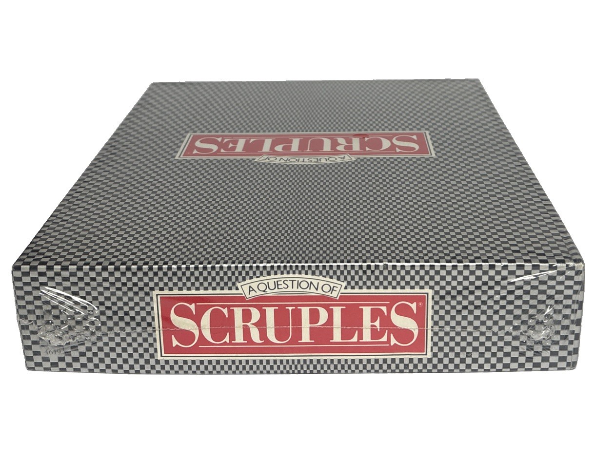Vintage Scruples 1986 Game Factory Sealed Game Milton Bradley Original Release