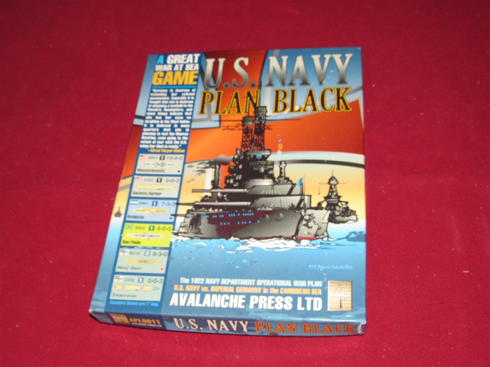 Avalanche Press: Great War at Sea: U.S. Navy: Plan Black: Unpunched
