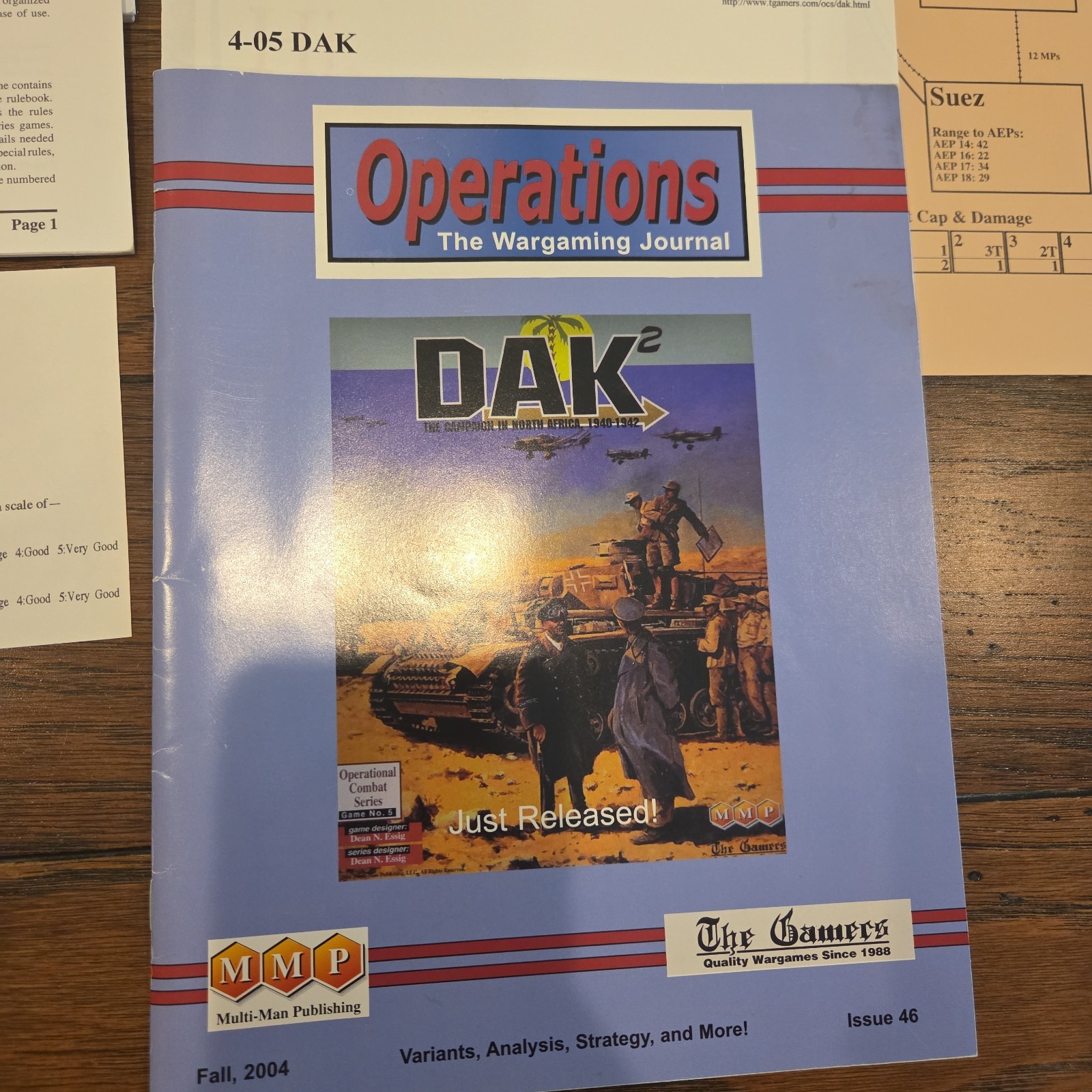 Dak Campaign in North Africa 1940-1942 The Gamers 1997 – Pre-owned 100% Complete