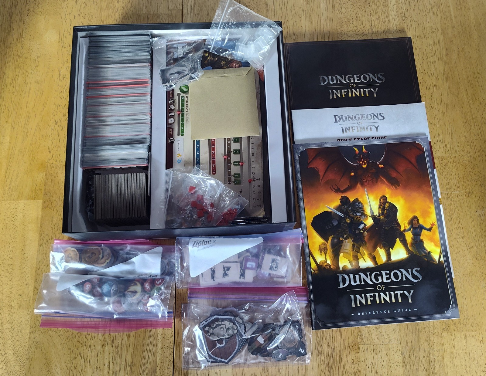 Jack Spoerner Dungeons of Infinity Board Game Fantasy Excellent Condition