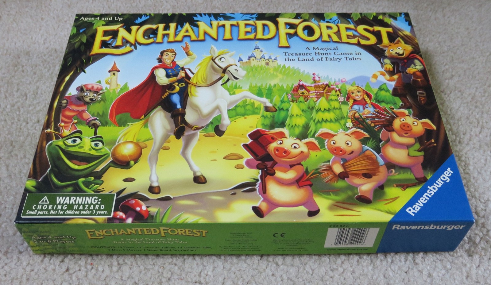 Enchanted Forest Magical Treasure Hunt Board Game Complete Ravensburger