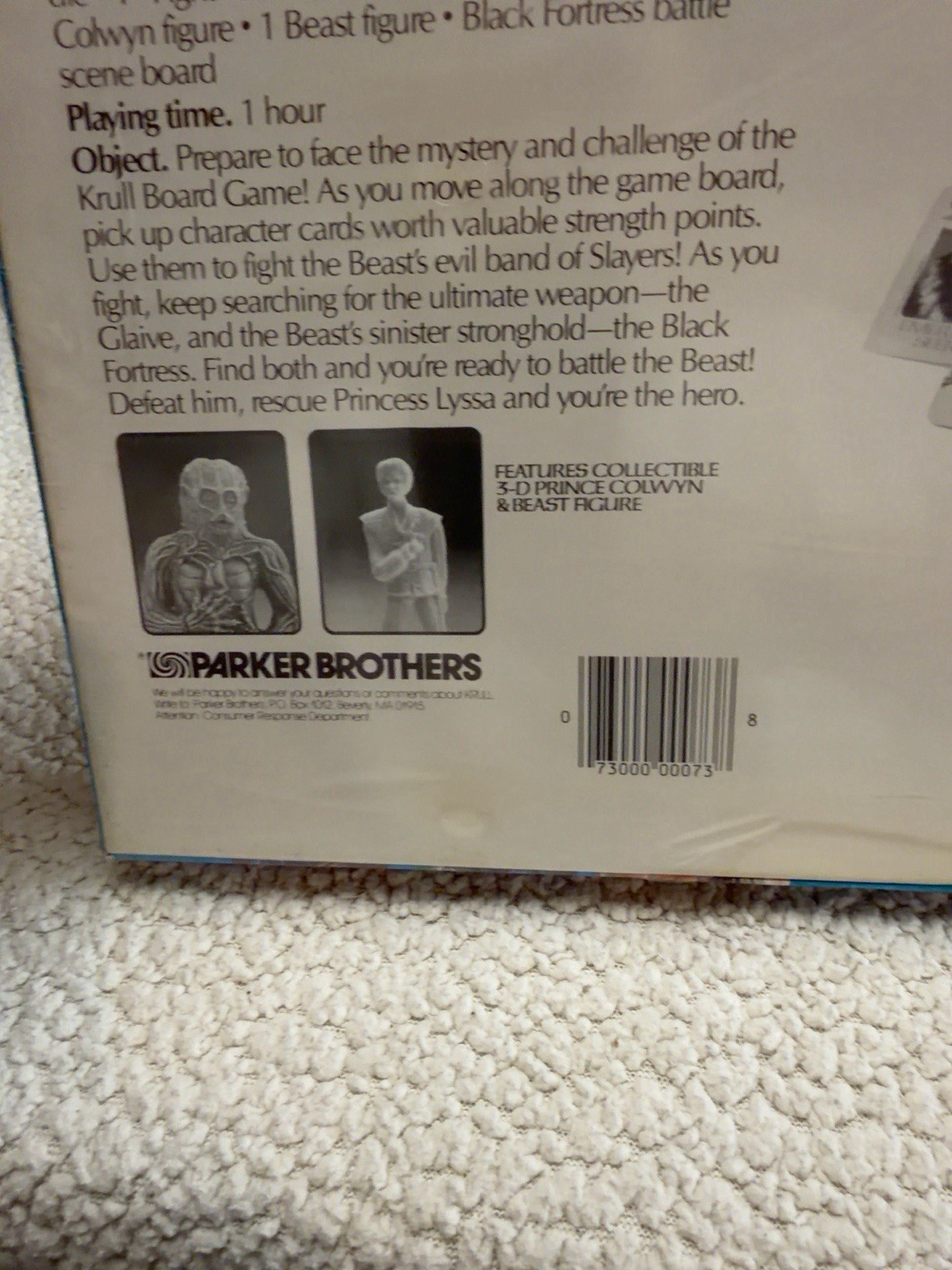 1983 Parker Brothers KRULL Board Game Factory Sealed Movie Tie-In Rare NOS VTG