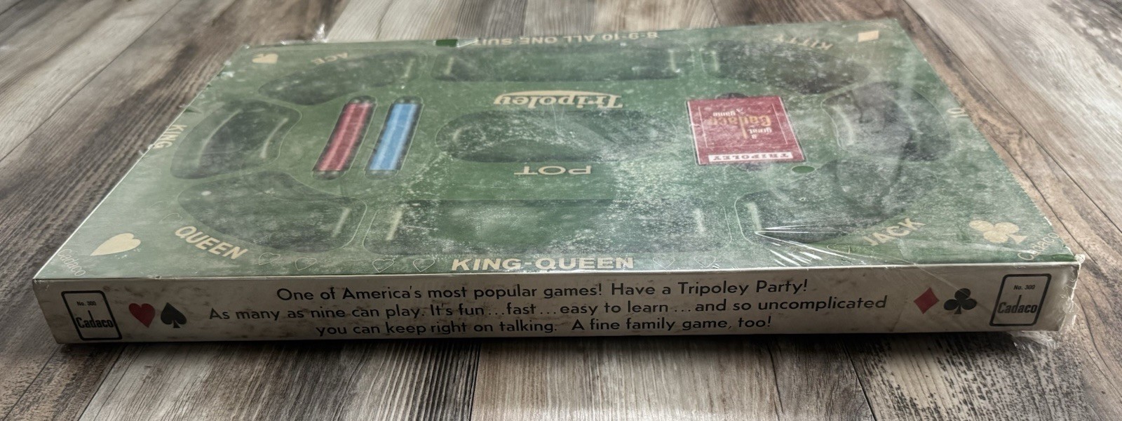 1968 Cadaco TRIPOLEY #300 Special Edition Game Michigan Rummy 🌟 RARE HTF SEALED