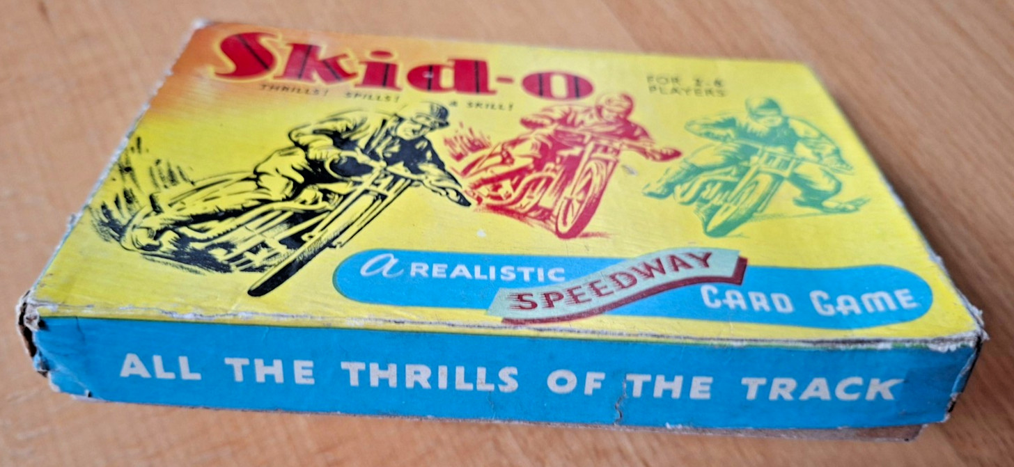 Skid-o / Skido – Pepys Game – First Edition (!?) 1951 or 1952 – Unplayed?