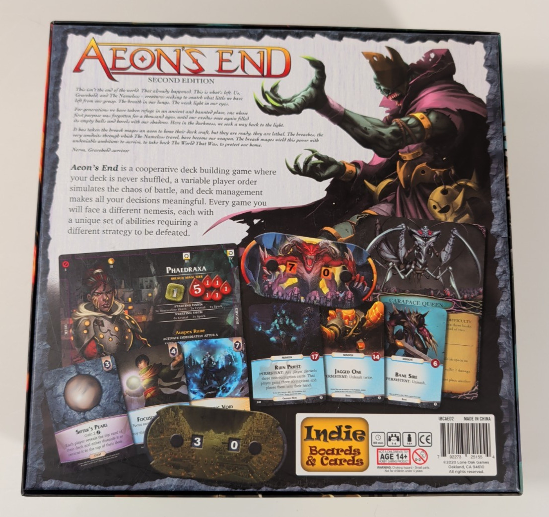 Aeon’s End – Second Edition Indie Boards & Cards Action Phase Game – Complete