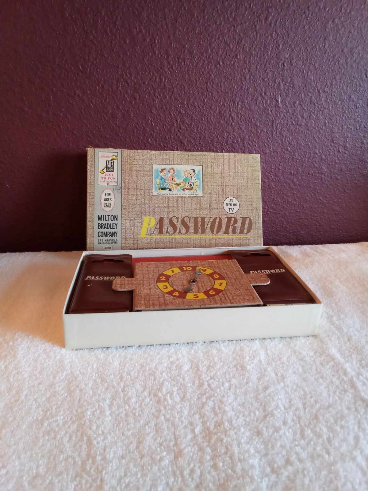Vintage 1962 Milton Bradley Password Game#4260 Complete Game!