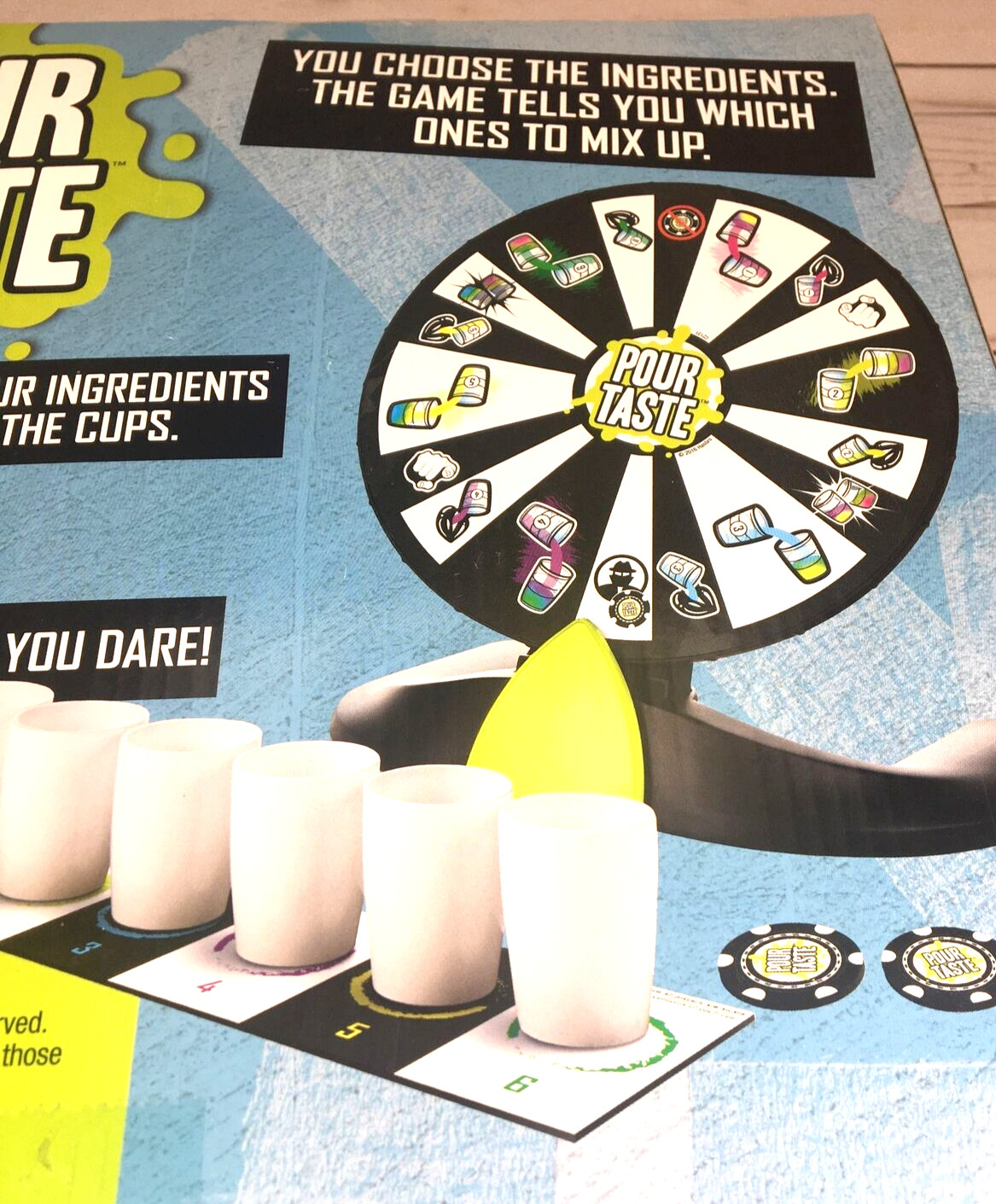 POUR TASTE Drinking Drink Up Board Party Game Interactive Hasbro Multi-Player