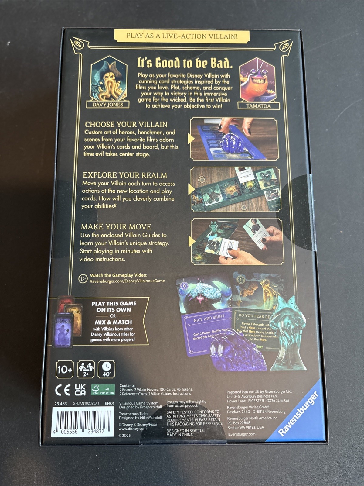 NEW Disney Villainous – Treacherous Tides Board Game Ravensburger SEALED Target