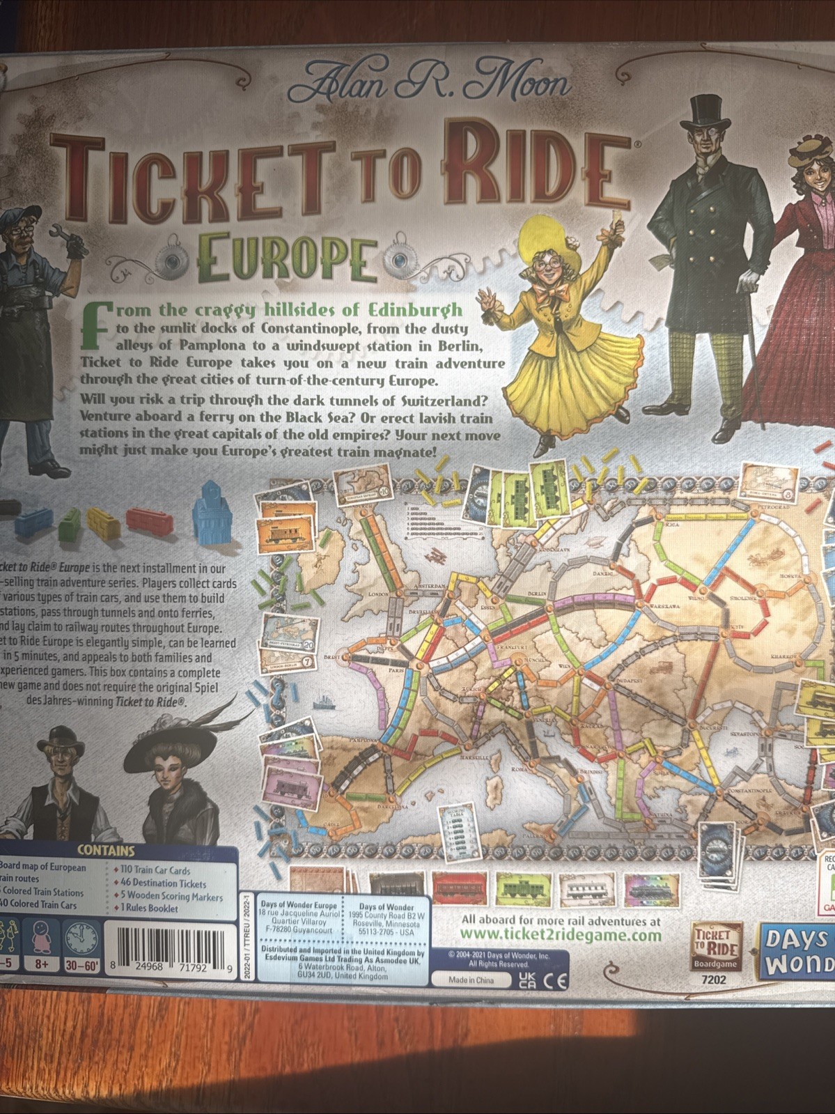 Days of Wonder Ticket to Ride Europe Board Game – DO7202