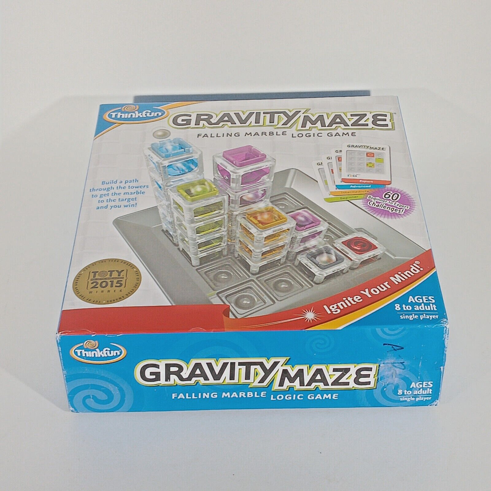 ThinkFun Gravity Maze Marble Logic Game – Complete & Excellent Condition