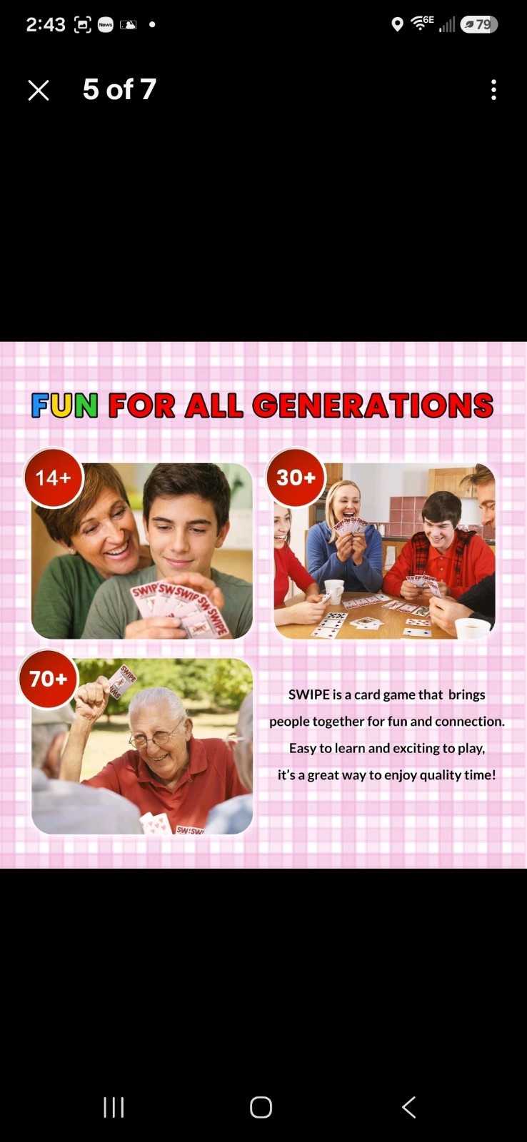 3Z Living Swipe Card Game – Fun & Strategy for14+, Adults, Seniors – 2 to 8 P 2