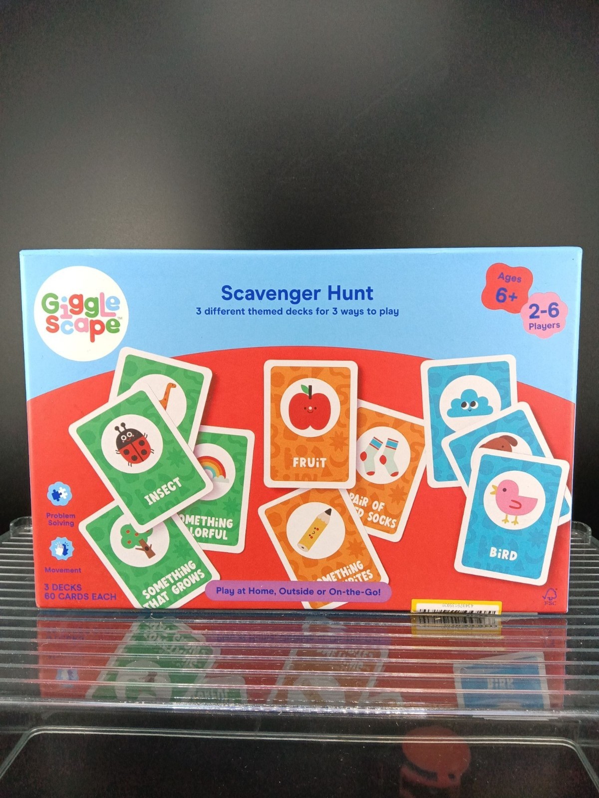 GiggleScape Scavenger Hunt 3 Decks 60 Cards Each 2-6 Players