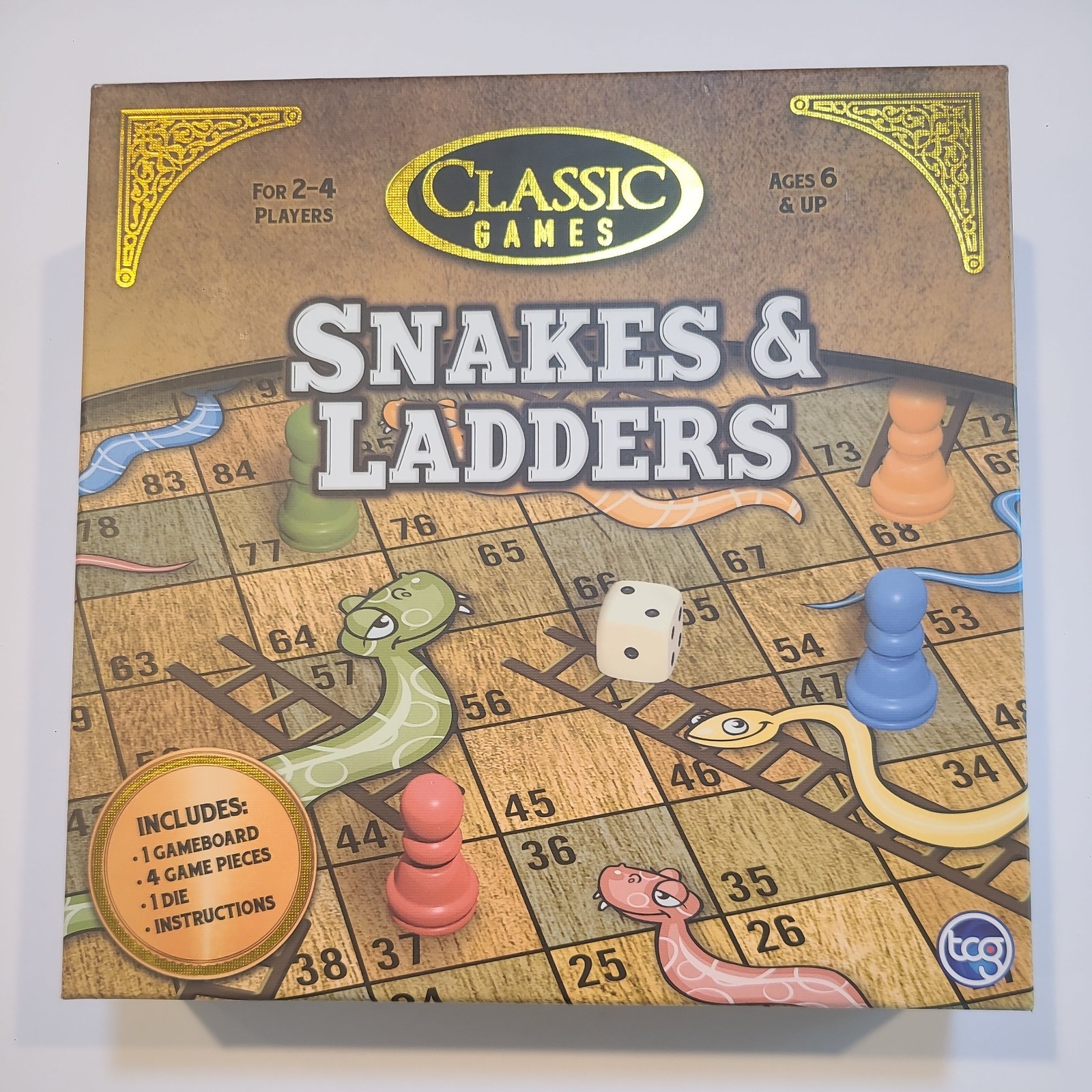 Classic Games Snakes & Ladders Board Game NEW & UNOPENED