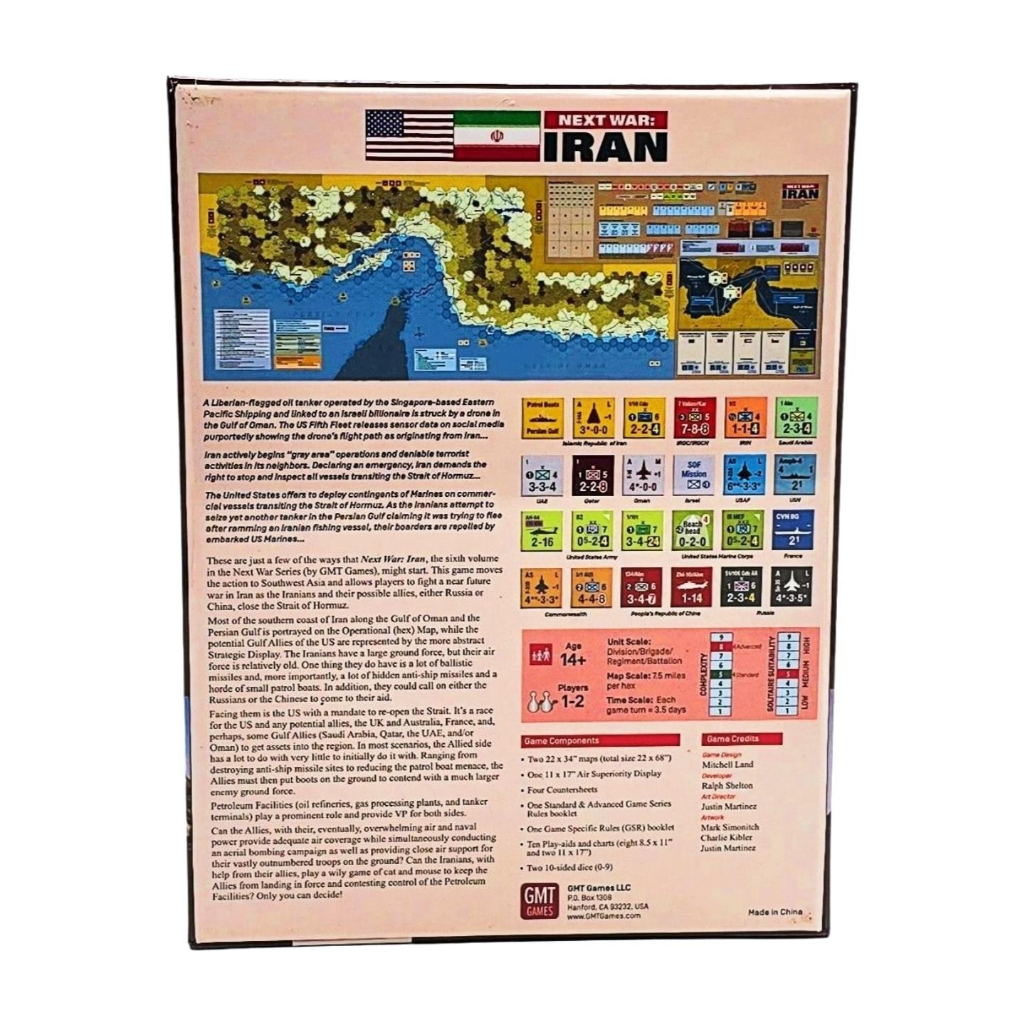 GMT Games Next War: Iran – SEALED