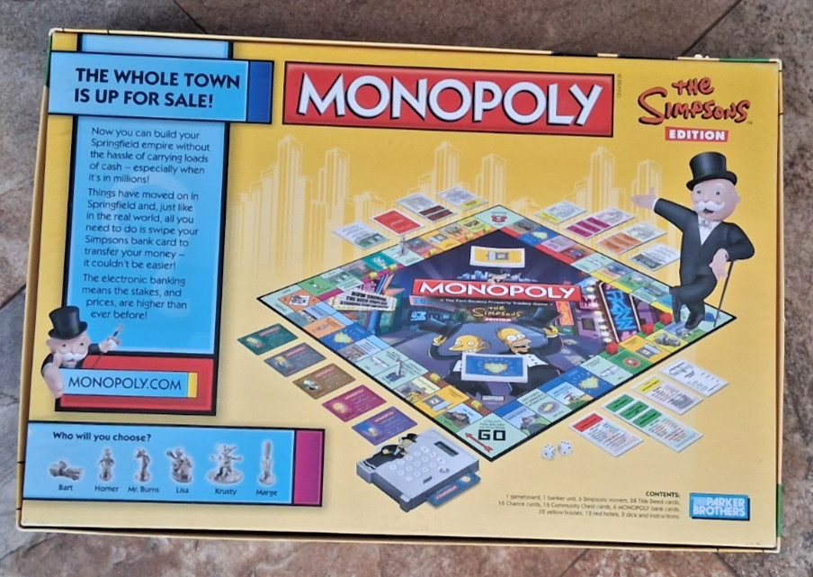 Monopoly: The Simpsons Electronic Edition Board Game