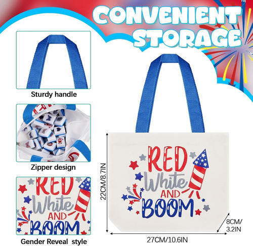 Hollowfly 2 Player Patriotic Mahjong Block Set with Storage Bags 65 Tiles…