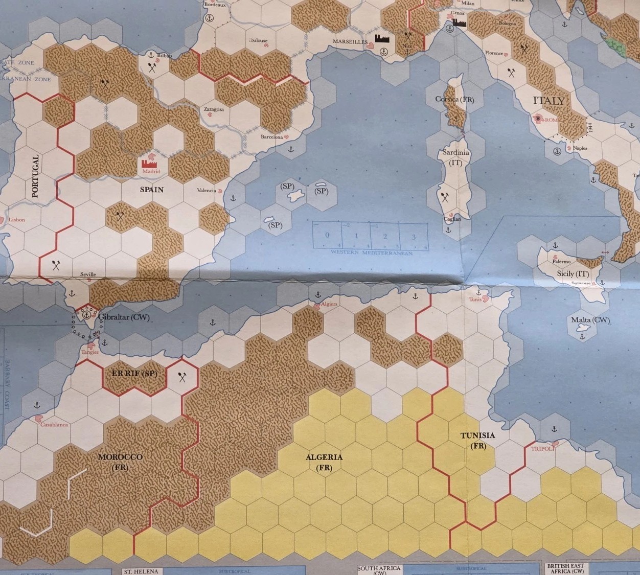 ADG – WORLD IN FLAMES Box Game – WW2 Global Conflict 1939-45 (4th Edition)